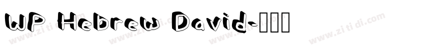 WP Hebrew David字体转换